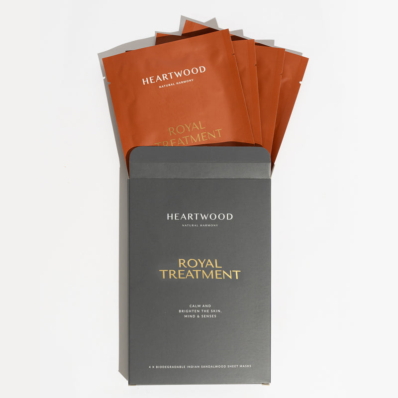 Royal Treatment Sheet Masks Pack of 4 - Calming, Brightening & Hydrating