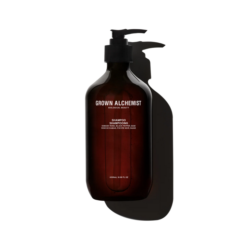 Shampoo: Damask Rose, Black Pepper, Sage