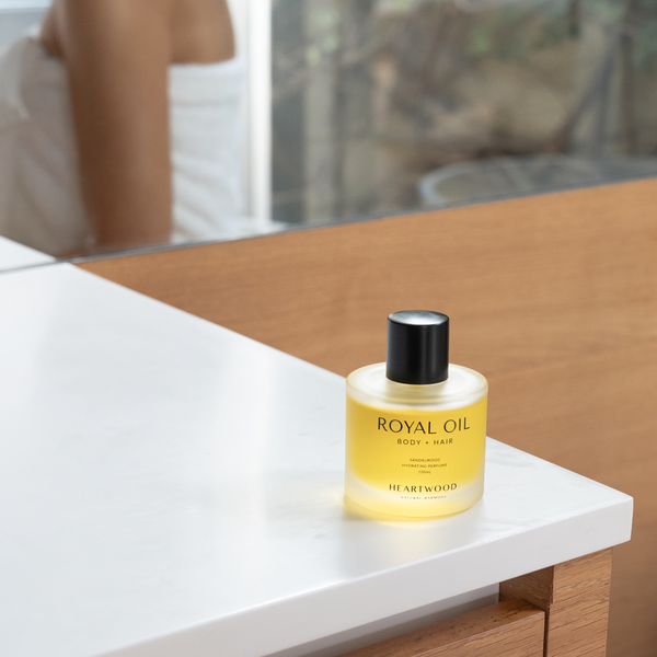 Royal Oil Body + Hair Sandalwood Nourishing Hydrating Perfume Oil