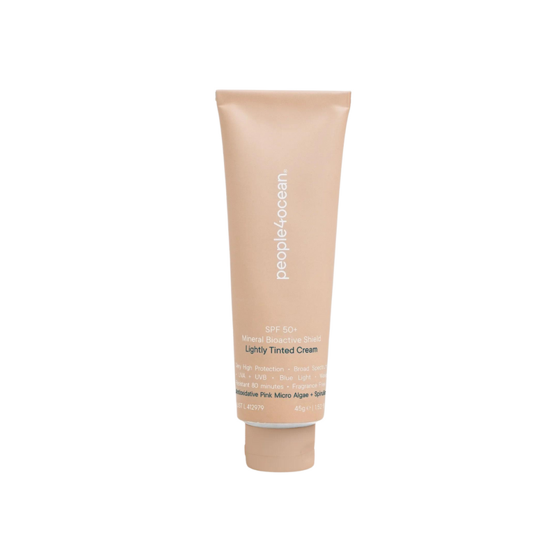 SPF 50+ Mineral Bioactive Shield | Lightly Tinted Cream