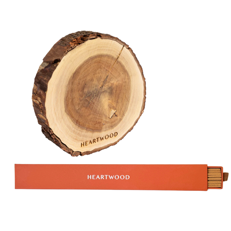 Indian Sandalwood Incense + Burner Bundle