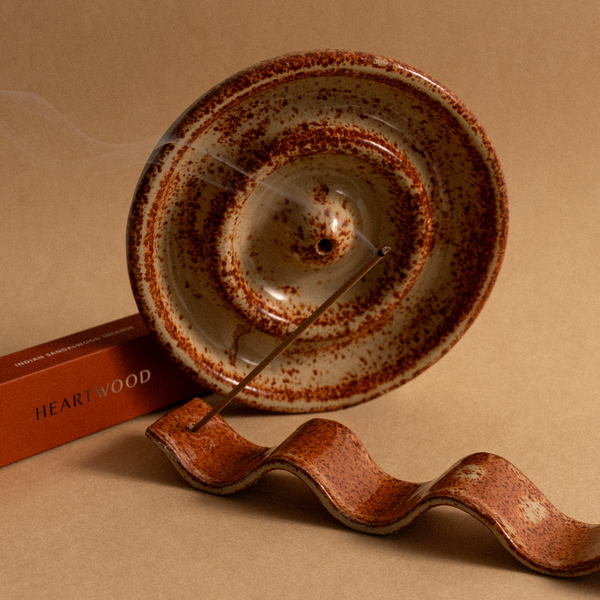 Porch Ceramics x Heartwood Incense Holder
