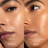 Peach Gel Bronze Drops