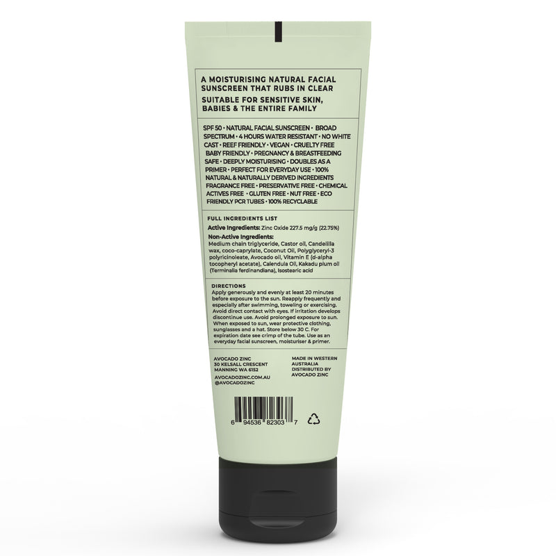 Natural Physical Sunscreen SPF 50