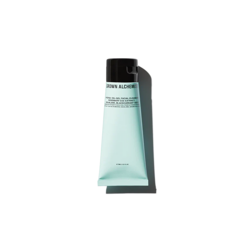 Hydra+ Oil-Gel Facial Cleanser: Rosemary Co2 Extract, Squalane, Blackcurrant Seed