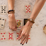 ‘MIA’ Indian Sandalwood Single Pearl Mala Bracelet