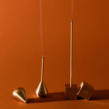 Heartwood Brass Incense Holders