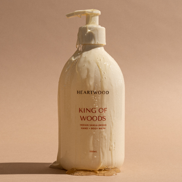 King of Woods Indian Sandalwood Hand + Body Wash