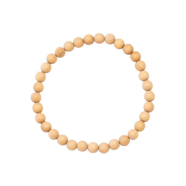 'PASCALE' Classic 33 Bead Indian Sandalwood Mala Bracelet
