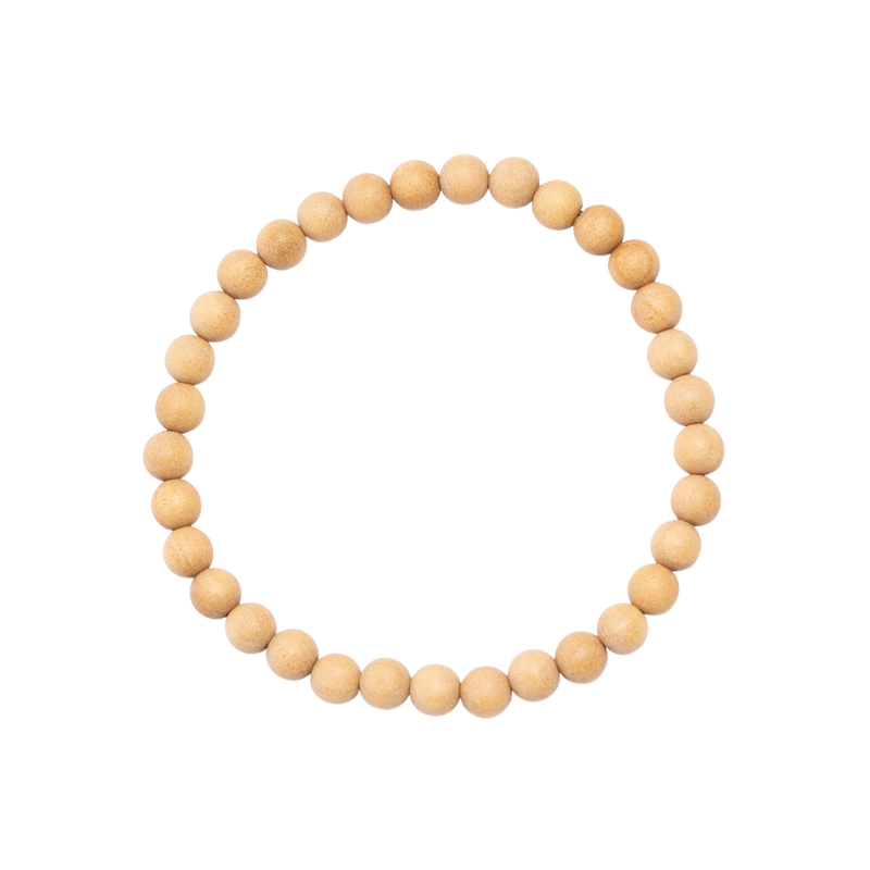 'PASCALE' Classic 33 Bead Indian Sandalwood Mala Bracelet