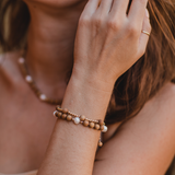 'ANNA' 6 Bead Indian Sandalwood Bracelet