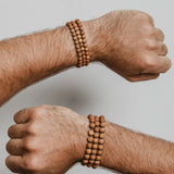 'FRANK' Indian Sandalwood Mala Bracelet
