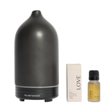 Sensational Set - Charcoal Diffuser and Sandalwood Essential Oil Blend