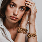 'DOMENICA'  Indian Sandalwood Open Link Bracelet