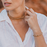 'LUCY' Indian Sandalwood Mala Choker