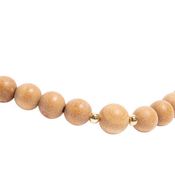 "MAL" Traditional 108 Bead Indian Sandalwood Mala Necklace
