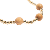 'ANNA' 6 Bead Indian Sandalwood Bracelet