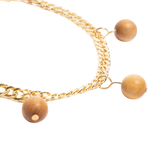 'DOMENICA'  Indian Sandalwood Open Link Bracelet